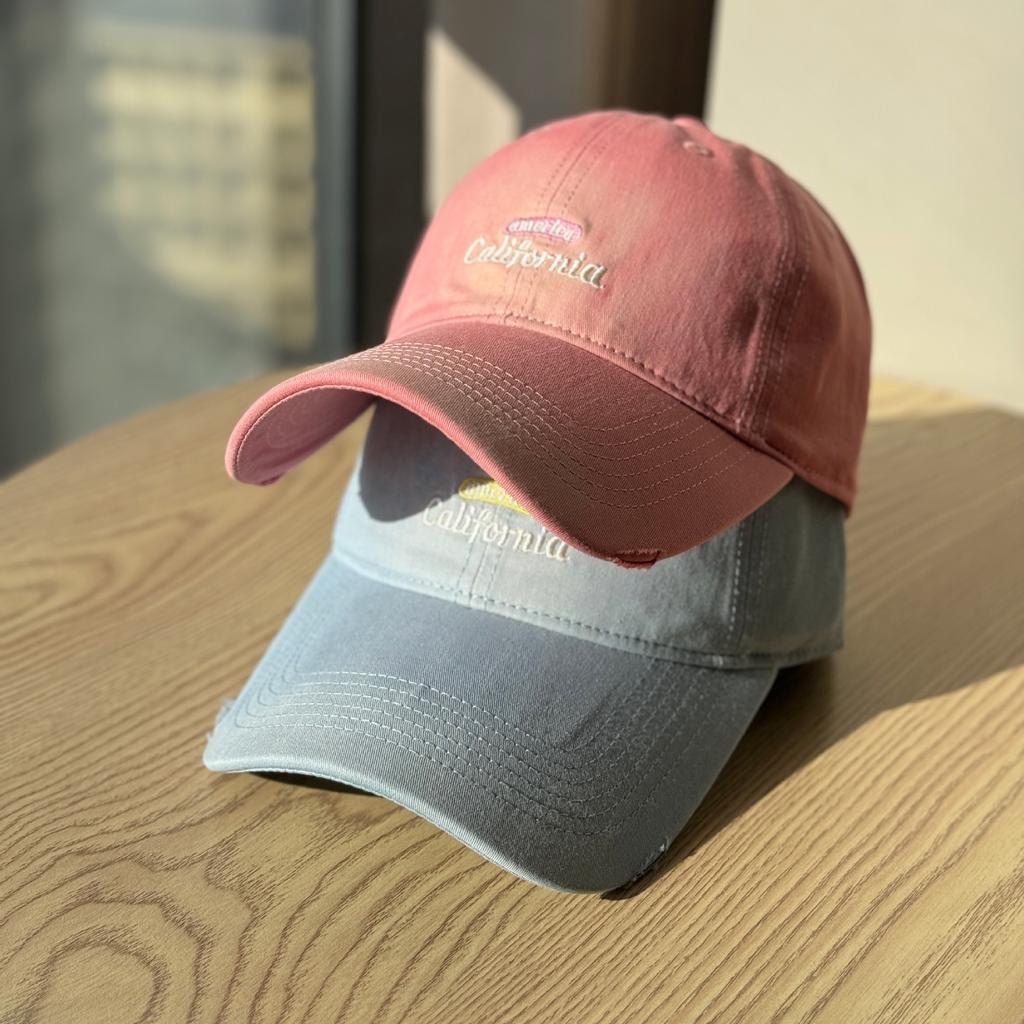 American-style letter embroidery baseball cap for women2026New oversized and deepened casual duckbill cap that makes the face look smaller, trendy
