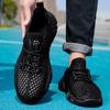 Mesh Shoes Summer Breathable Thin Mesh Shoes Hollowed Out Large Mesh Soft Sole Lightweight Sports and Leisure Shoes