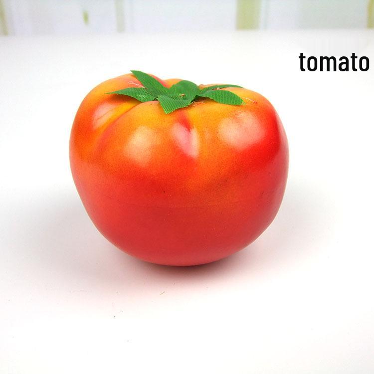 Foam Vegetable and Fruit Model Props - Pepper, Radish, Corn, Tomato, Eggplant