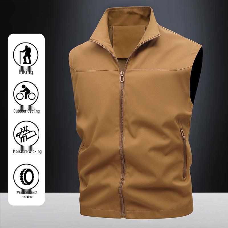 Men's Lightweight Outdoor Mesh Vest for Photography and Fishing