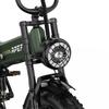 Skladací elektrický bicykel Apefox Rh20 2x 750W Motor 20"x4.0" Pneumatika 7-rýchlostný Terénny Elektrický Bicykel pre Dospelých 48V 22.5Ah Dvojité Hydraulické Kotúčové Brzdy