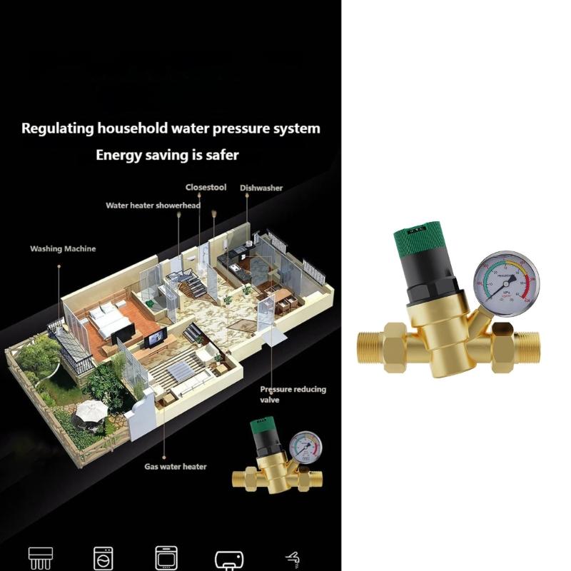 DN15 Wasserdruckregler Ventile Gewährleistet Stabile Durchflussmengen Verhindert Lecks Einfache Sicherheitsventile für Hauswasserversorgungssysteme