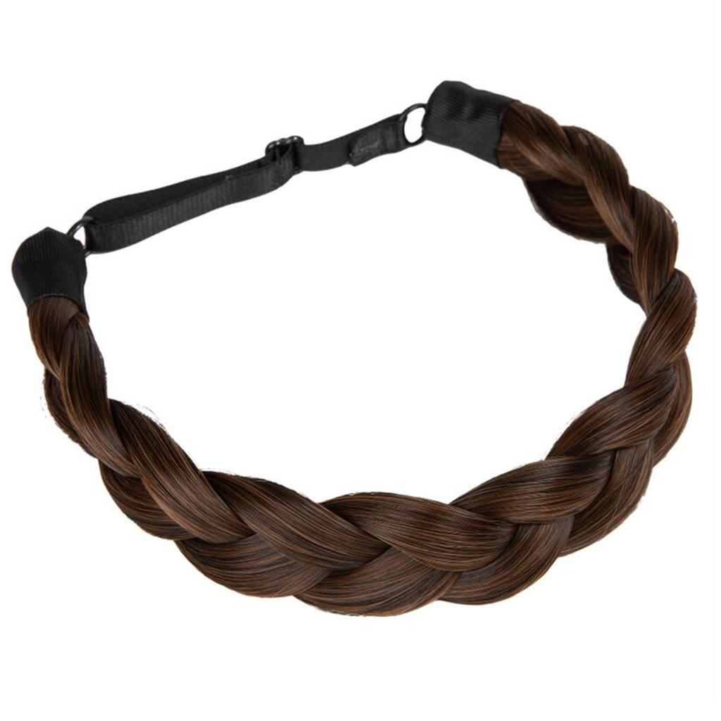 Adjustable Braided Hairband Headband for Effortless Stylish Hairstyles Hair Accesories Headwear for Weddings and Parties
