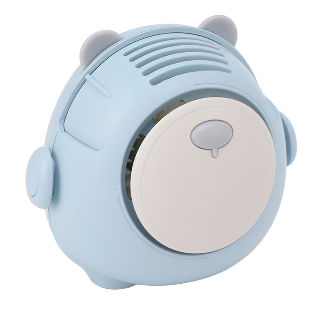 Portable Neck Fan Mini Hanging Neck Fan with Adjustable Lanyard USB Rechargeable 3 Wind Speed Personal Fan for Indoor