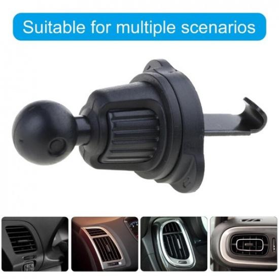 Car Air Vent Clip Mount 17mm Round Head Base for Car Phone Holder Air Outlet