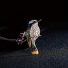 SKEDS Vintage Süße Kolibri Brosche Damen Corsage Mantel Pin Luxus Schmuck für Damen Hochzeitsfeier Accessoires Gutes Geschenk