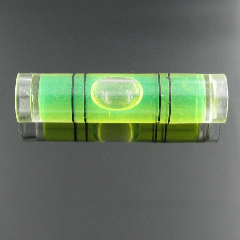 Zylindrische Wasserwaagen Kunststoffröhrchen Mini-Wasserwaage für Po-Rahmen 9,5*40 mm 5 Stück/Los