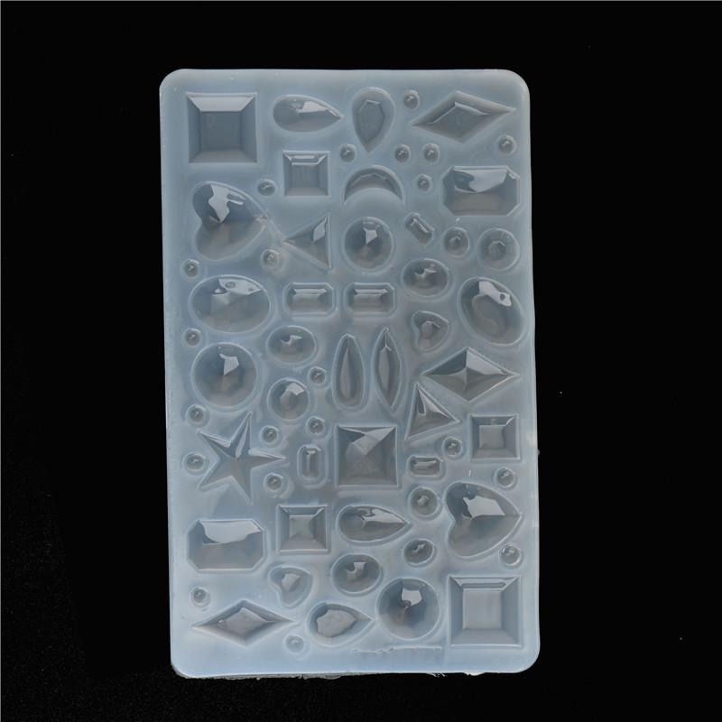 Oval/Heart/Water Droplets Cabochon Semicircle Silicone Mould Epoxy Resin Jewelry
