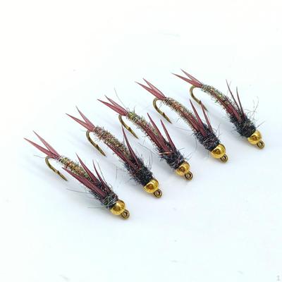 5pcs Realistic Fly Fishing Lures with Hook Hard Baits