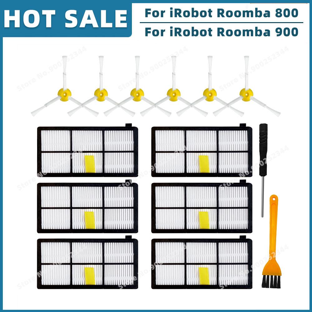 Compatible For iRobot Roomba 800 900 Series 860 865 866 870 880 885 890 960 980 990 Replacement Parts  Main Side Brush Filter