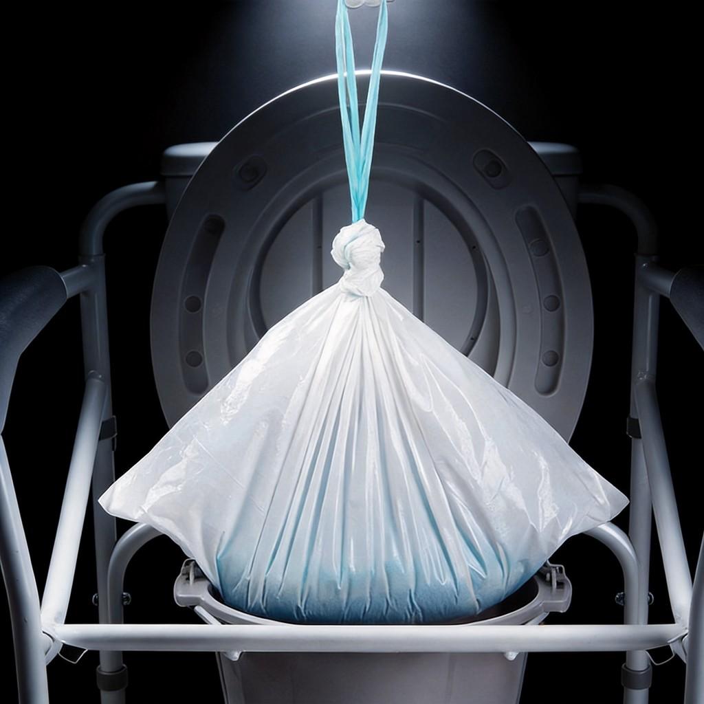 Saco Descartável para Resíduos de Banheiro com Tapete Super Absorvente para Idosos e Assistência Domiciliar