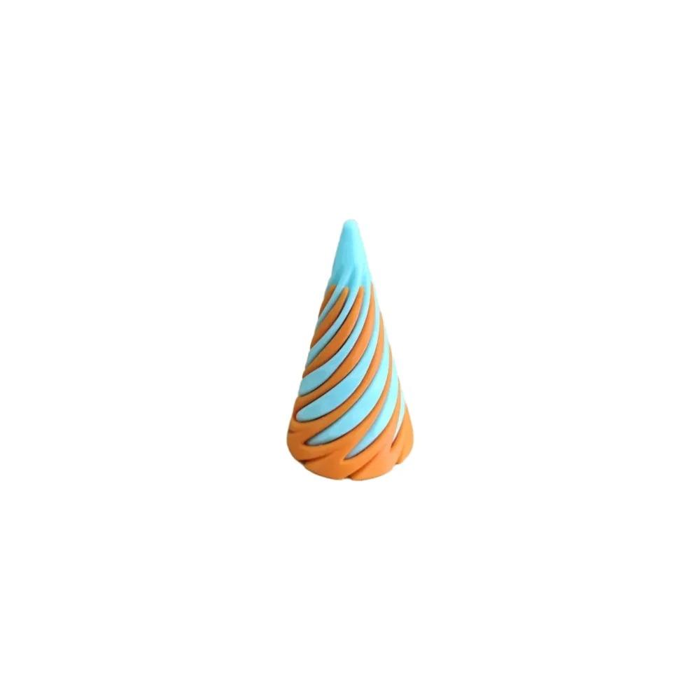 3D Printing Spiral Cone Pyramid Decompression Toy Creative Crossing Sculpture Stress Relief Gift