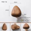 Natural Wooden Wall Mounted Coat Hooks Minimalist Hat Key Hanger Pegs For Hanging Towel Cap Bag Home Entryway Decoration 2026
