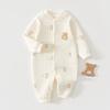 Baby Winter Romper Thin Cotton Quilted Jumpsuit Newborn Infant Warm Long Sleeve Onesie Inner Wear Crawling Clothes