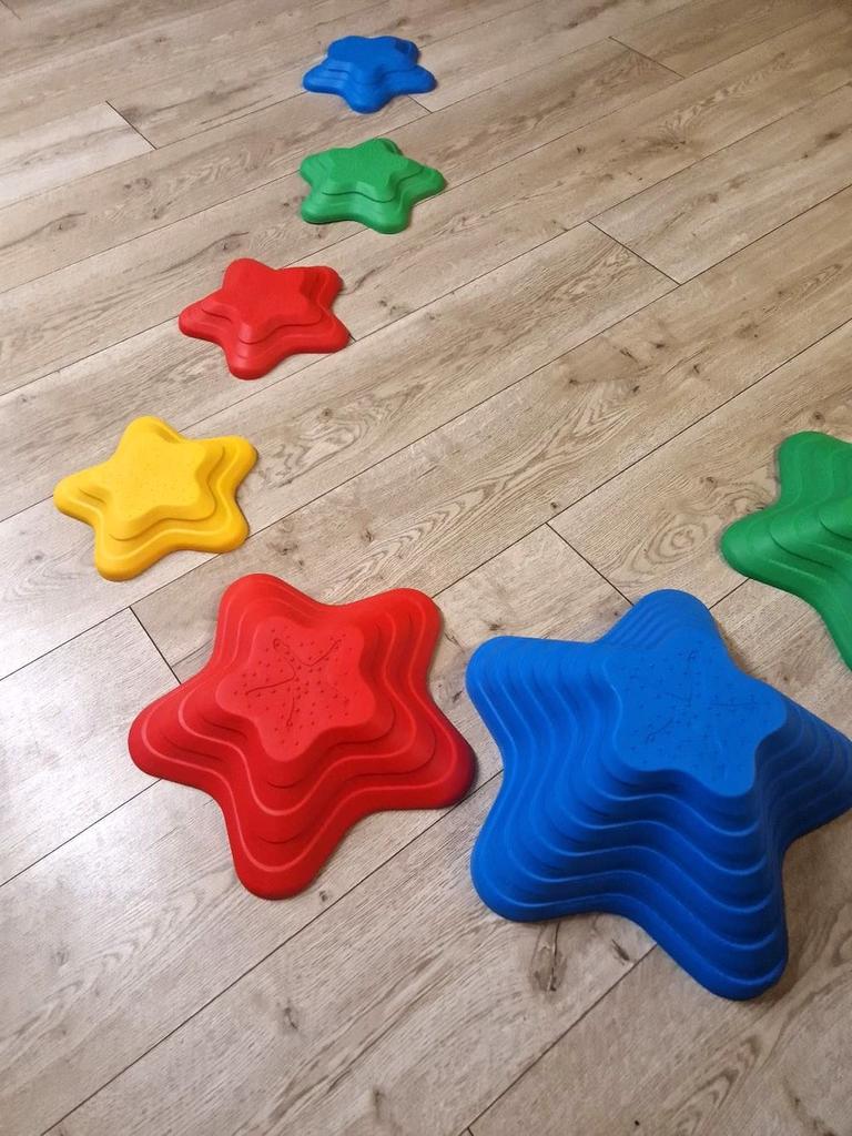 Sensors Pathway River Stones Childrens Balancing Stones Stepping Stones Motor Skills and Coordination Starfish 6 Pcs