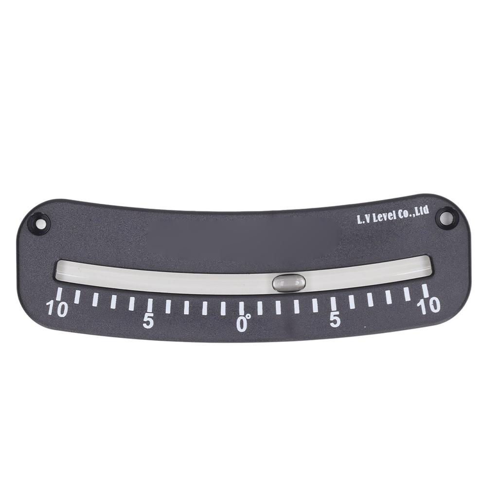 Tube Clinometer ‑10 degrees to 0 degrees to 10 degrees Clear Scale Mini Angle Inclinometer with Fixing Hole