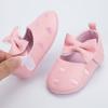 New Baby Girl Shoes Infant Toddler Princess Dress PU Non-slip Flat Soft-sole Cute Bow-knot First Walkers Newborn