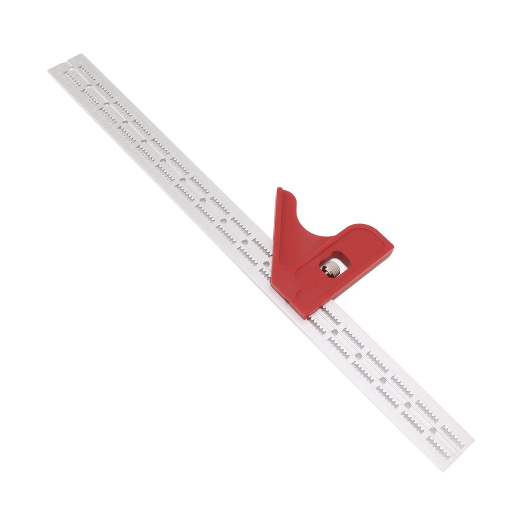 Woodworking Caliper Adjustable Angle Level Hand Measuring Tool Marking Layout Straight Ruler