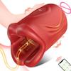 Penis Trainer Vibrator for Men Penis Delay Trainer Stimulator Deep Throat Oral Vibrating Cock Ring Masturbator Adult Sex Toy 18+
