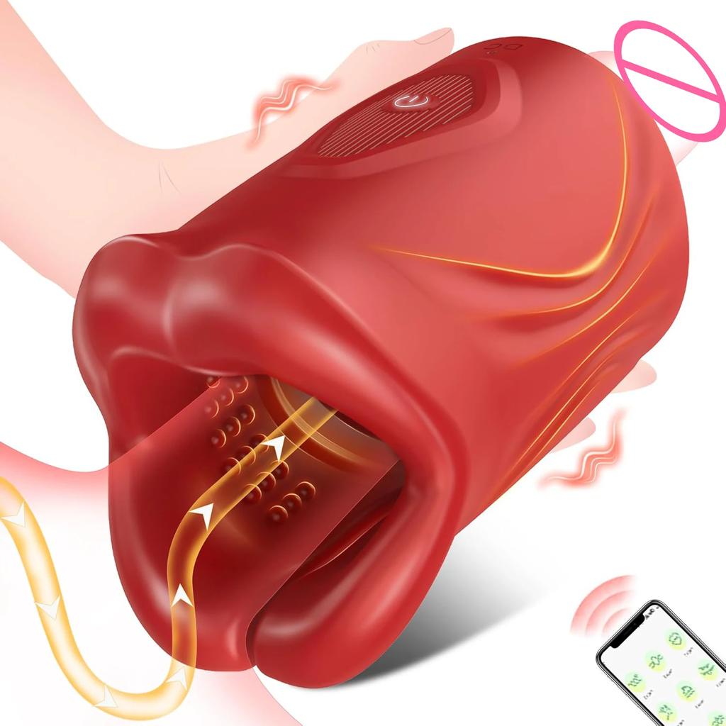 Penis Trainer Vibrator für Männer Penis Verzögerungs Trainer Stimulator Deep Throat Oral Vibrations Cockring Masturbator Erwachsenen Sexspielzeug 18+