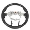 Hydro Dip Steering Wheel Perforated Leather 3 Section Type Replacement For Hilux AN110 AN120 AN130 2015 to 2023 Carbon