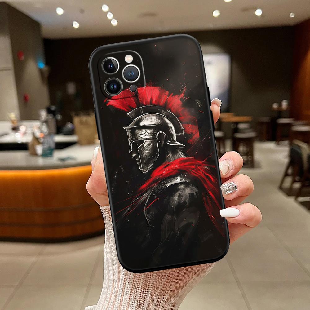 Spartan Warrior Shell Phone Case for Samsung Galaxy Note 8 9 10 20 S23 S24 S25 Ultra FE Plus Edge Lite