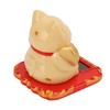 Cat Solar Powered   Size Bring in Wealth and Treasure Cute Smile   Maneki Neko for Car Bedroom