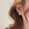 Compact Bow Earrings, Fashionable And Versatile Earrings, Exquisite Women'S Daily Accessories.