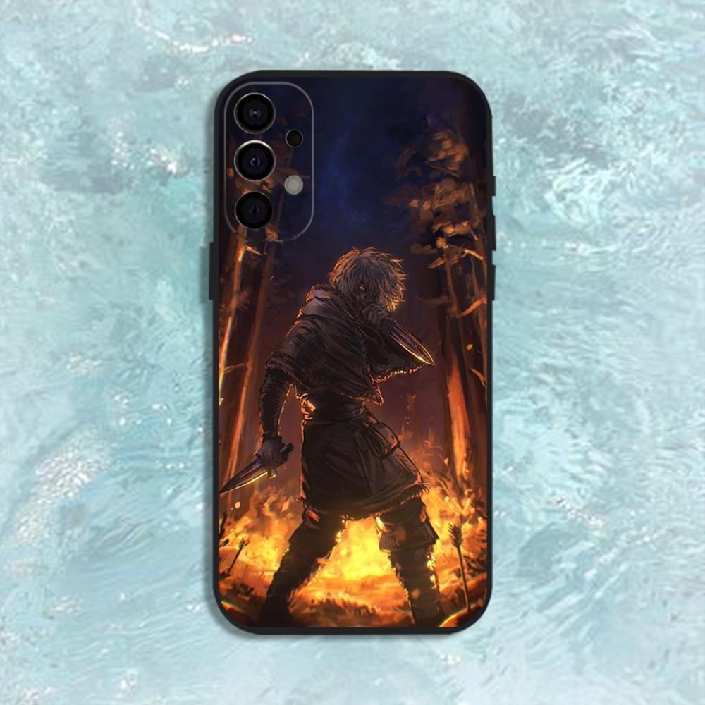 Anime Vinland Saga Phone Case For Samsung S25,S24,S21,S22,S23,S30,Ultra,S20,Plus,Fe,Lite,Note,10,9,5G Black Cover