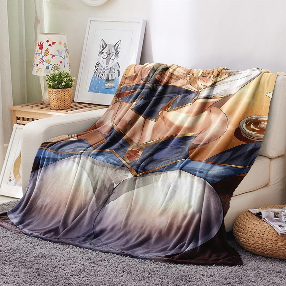 1 buc. Pătură din flanelă cu imprimeu de desene animate, Calitate înaltă, Confortabilă pentru toate anotimpurile, Decor pentru casă, Căldură și confort, Perfectă ca cadou de Crăciun, Aniversare