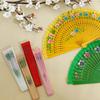 Colorful Wood Folding Fan Handheld Classical Spanish Fan Chinese Handheld Wood Folding Fan Dancing Parties