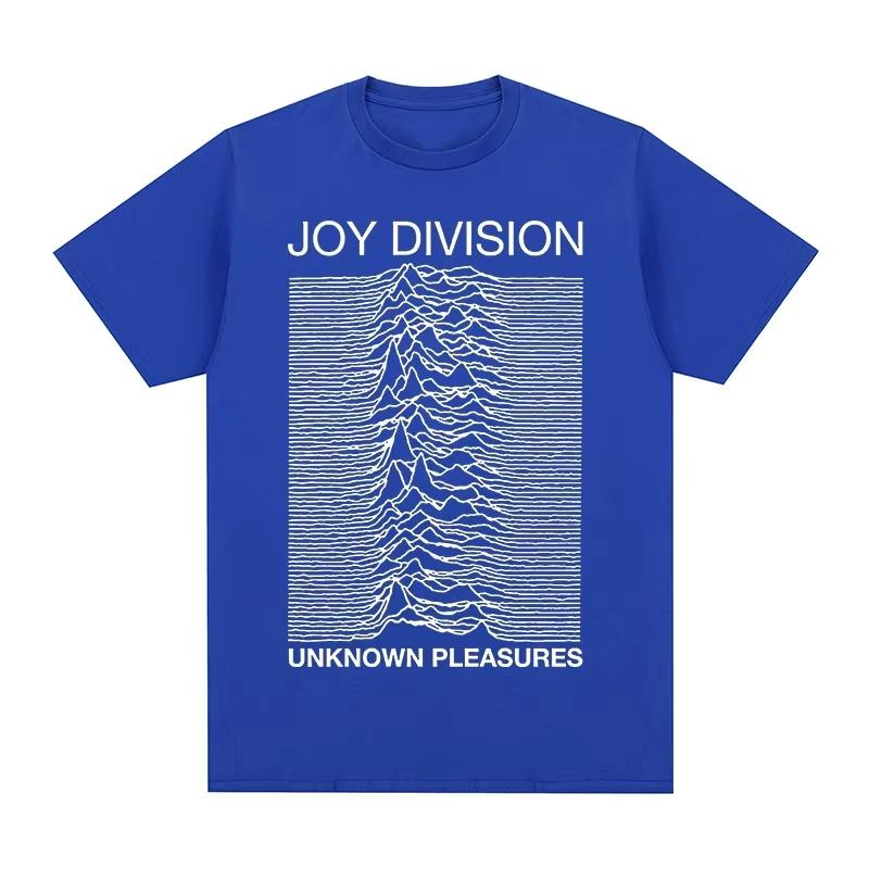 Joy Division Creative Line Print Summer High Quality 100% Cotton Casual Comfortable Men's T-Shirt Trendy Street Women Clothing