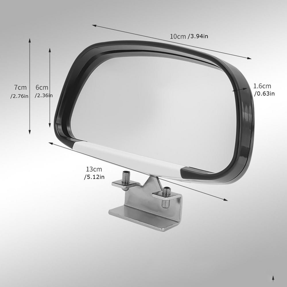 Car Blind Spots Mirrors Side Rear View Mirrors 360 Degree Adjustable Blind Looking Mirrors For Car Wide Angle Rear View Mirrors