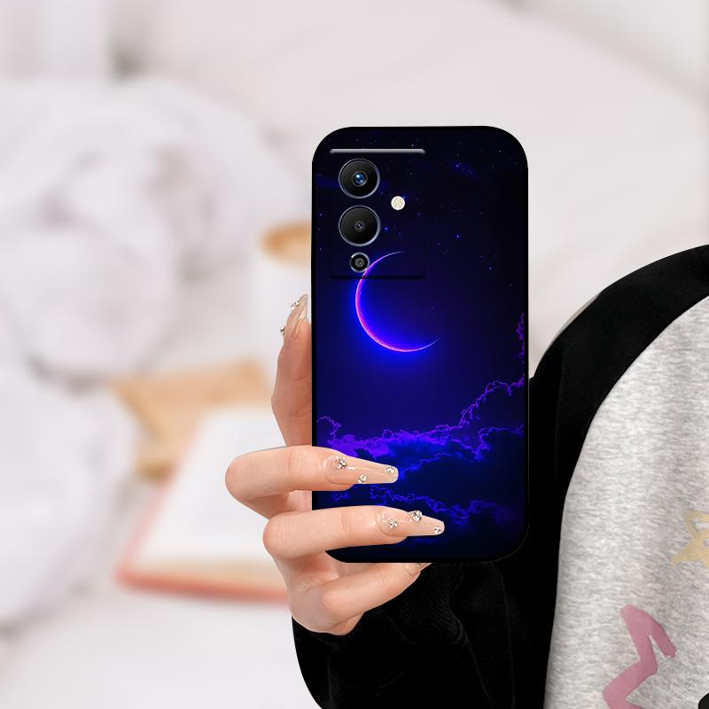 Für infinix NOTE 12 PRO 5G Hülle X671B TPU Wolf Katze Silikon Stoßfänger Abdeckung für Infinix Note 12 Pro 5G Handyhülle Note12 Pro 5G