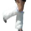 Warm Boot Covers Winter Foot Warming Covers Cozy Faux Fur Leg Warmers  for Women Girls