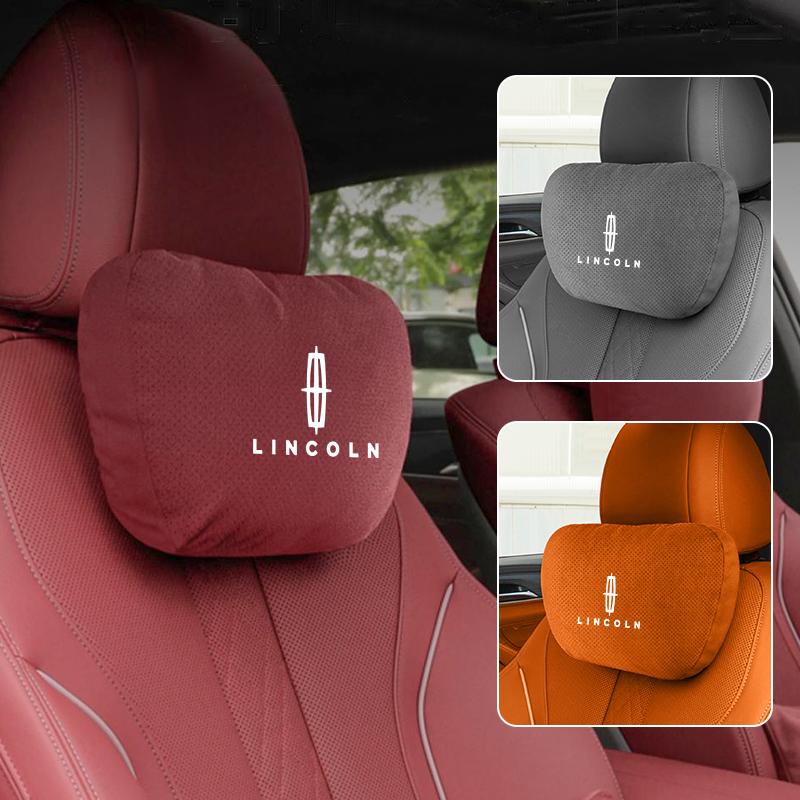 NEW Car Headrest Neck Support Seat Design Soft Car Neck Pillow Waist Pillow For Lincoln MKZ MKX Aviator Navigator Continental Co gyu7