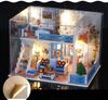Diy Dollhouse Furniture Diy Miniature Building Kits Tiny House Doll Houses Casa miniaturas For Children Birthday Christmas Gifts