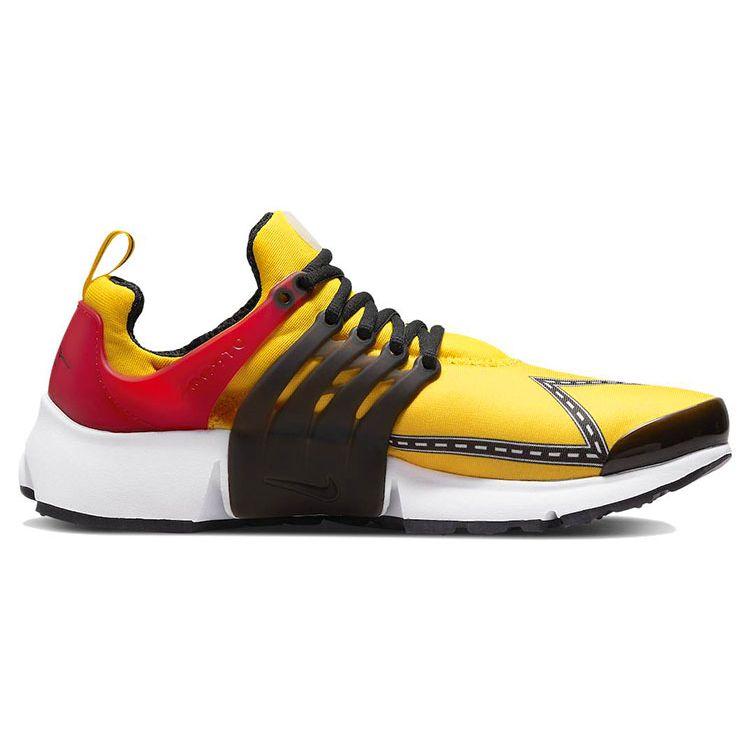 Nike Air Presto Road Race Men Sneakers Yellow Speed-Yellow University-Red CT3550-700