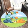 Dino Party Office Carpet Chair Mats, Cute Dinosaur Decor for Home Office, Living Room, Bedroom, Fun Birthday Decoration1118076a