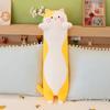 Long Cat Plush Toy Soft Stuffed Animal Pillow Bed Sleeping Comfort Decor