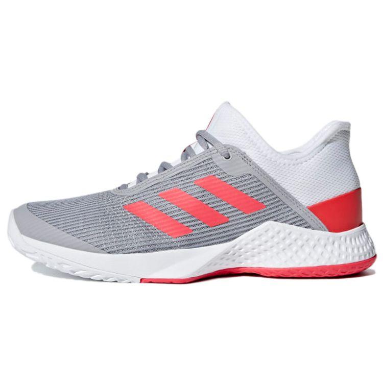 

Adidas Adizero Club Comfortable Lightweight Durable Low-Top Tennis Shoes Women Sneakers Gray Orange CG6364 39⅓