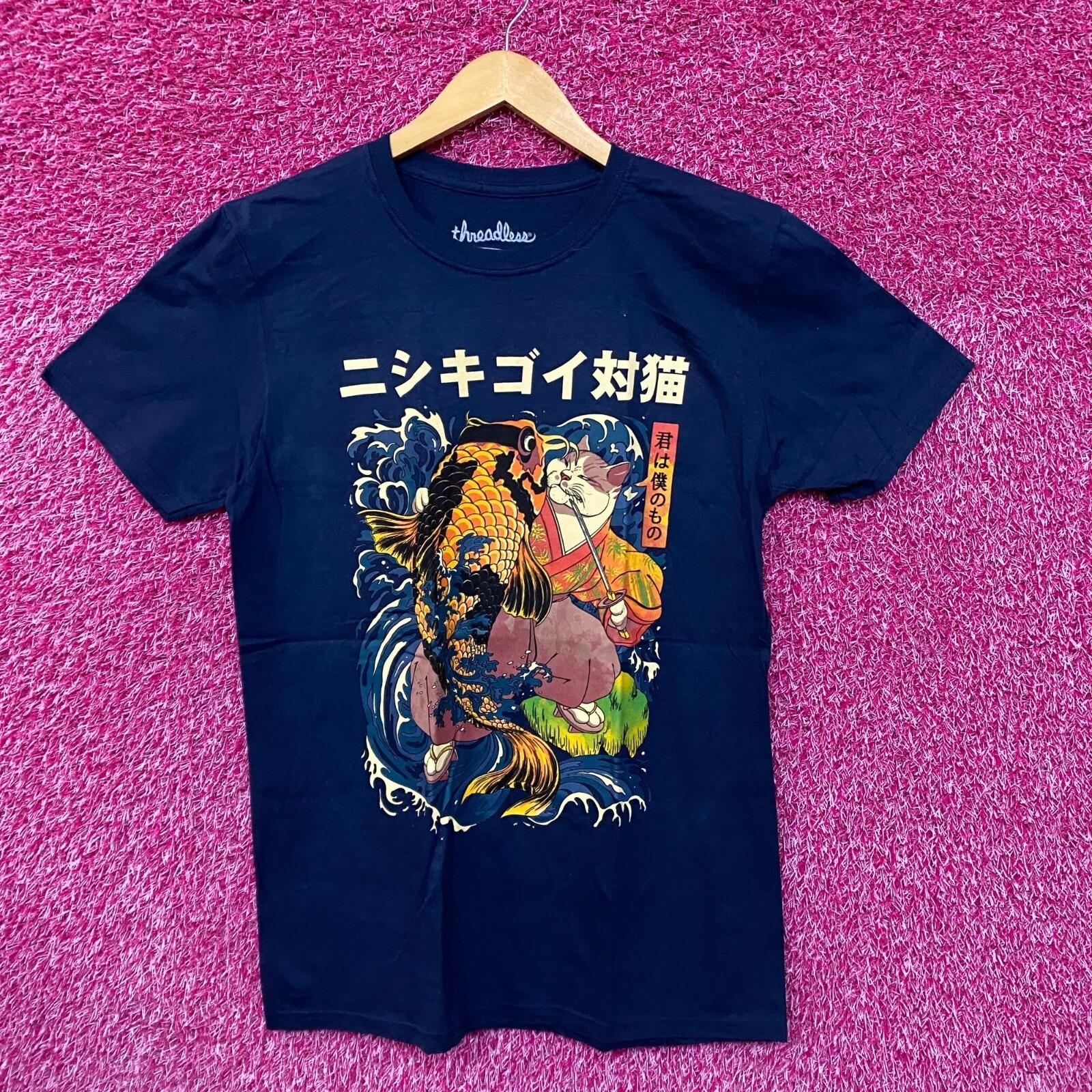 Kai Kat navy blue Tshirt size medium S