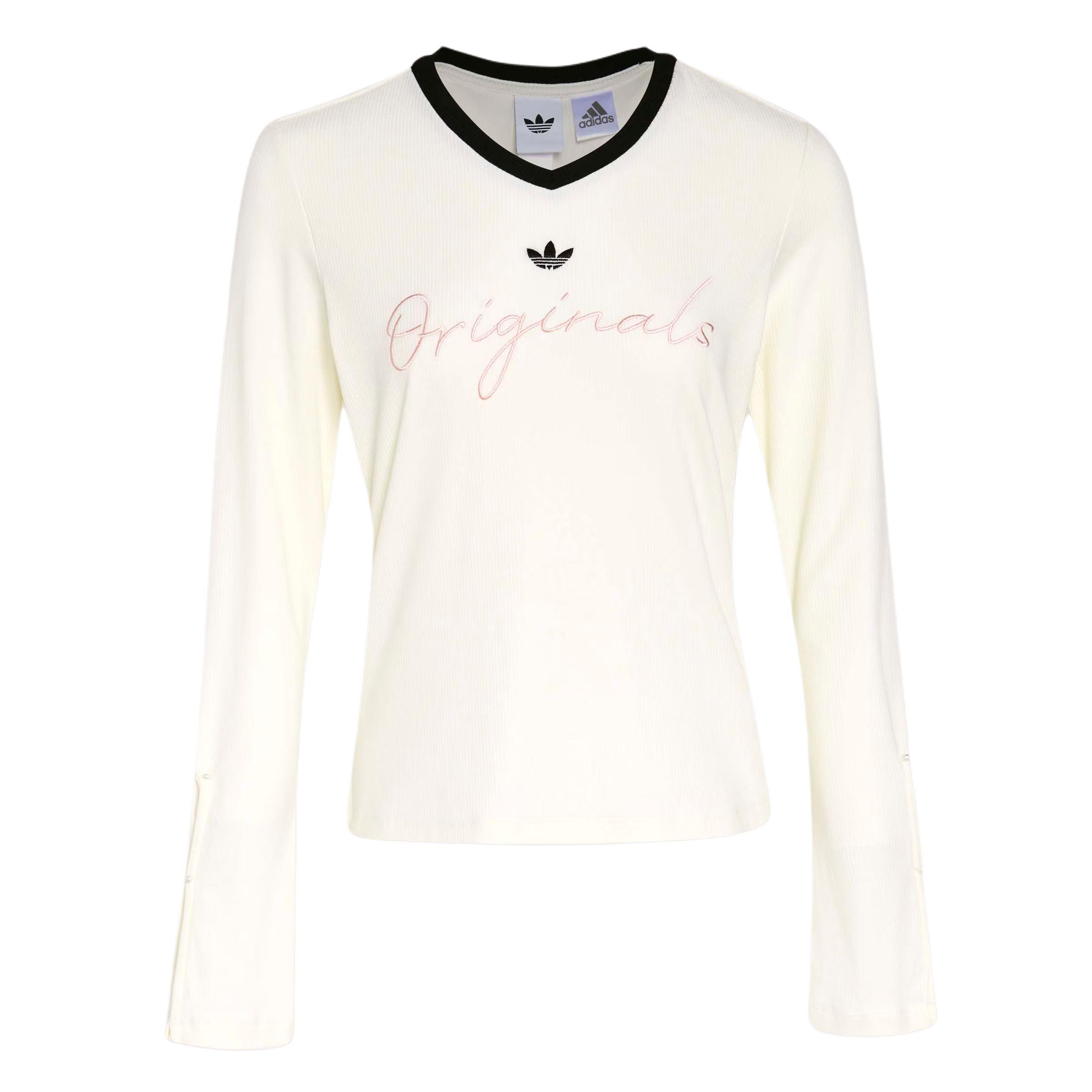 

Женская повседневная вязаная футболка с длинным рукавом Adidas Originals tops KS2382 XS