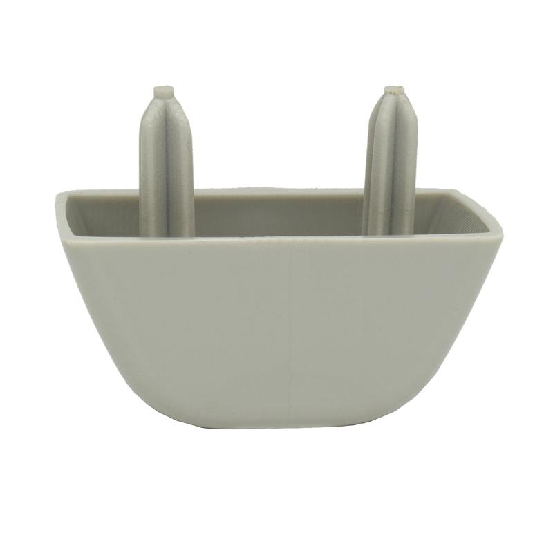 2X Gray Sun Visor Support Retainer Clip Hook For VW Passat Polo Skoda Citigo Rapid 2012 2013 2014 2015 Seat 6RD857561 6R0857561