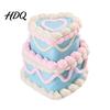 Relaxation Relief Items Birthday Cake Stress Toy, Cute Dessert Decompression Fidget for Miniature Food Models Desk, Novelty Squeeze Gift Car,
