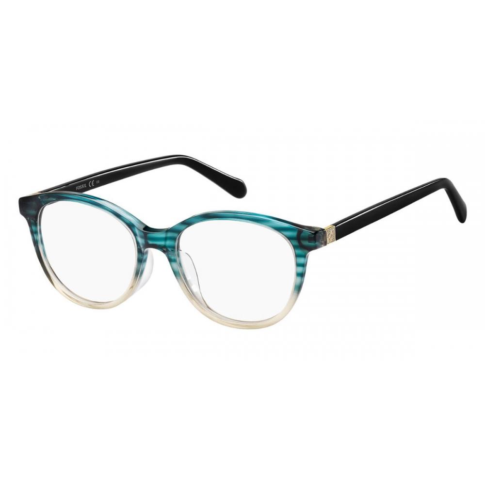

Fossil Fos 7060 Hbj Women Eyeglasses Striped Blue/Clear/50