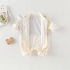 Autumn Long Sleeve Baby Hanfu Romper - Chinese Style Tang Suit for Newborns