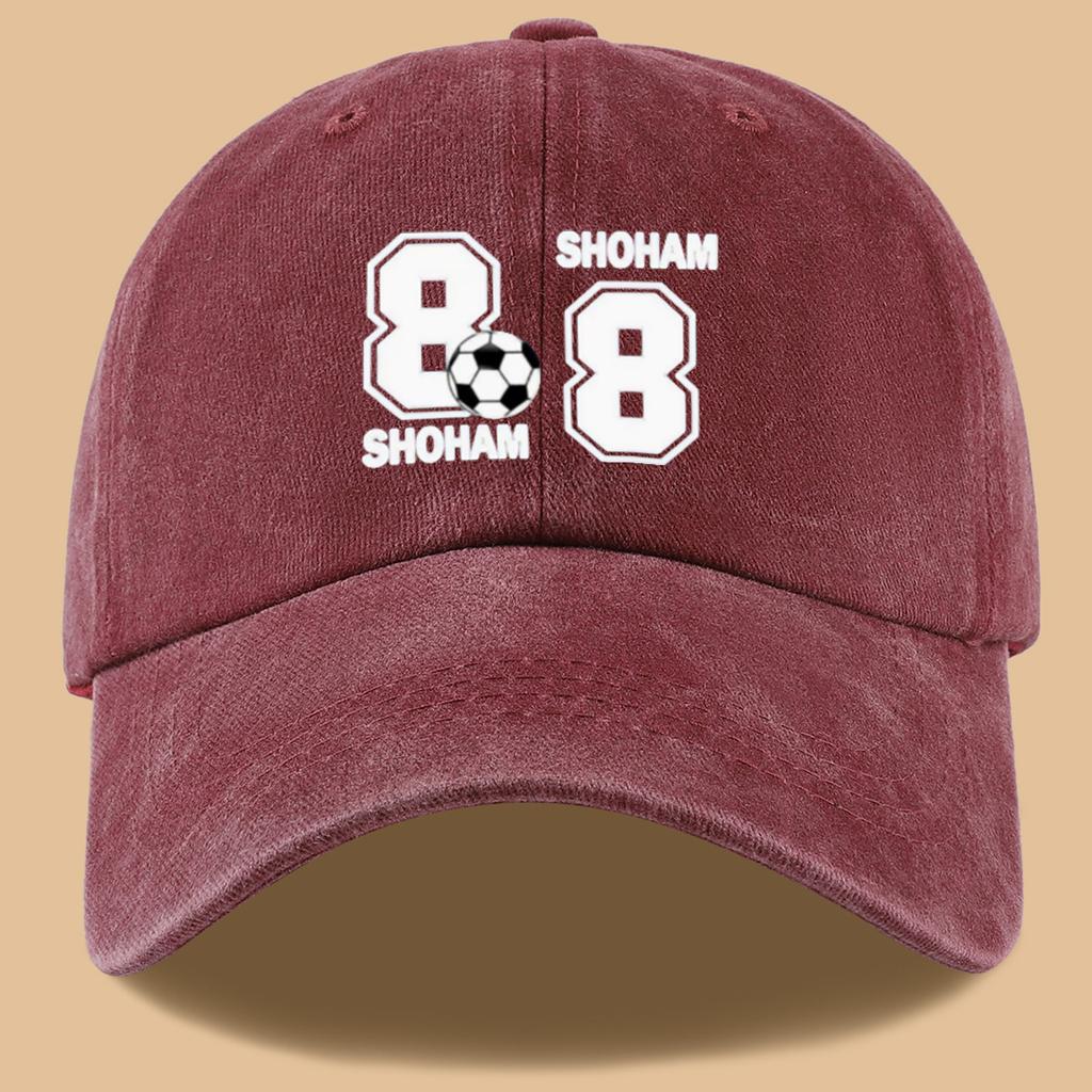 Printed Baseball Cap Trendy Personalized Fashion Cap SHOHAM Letter Decoration Unisex Adjustable Cap