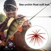 Elastic Soft Baits for Saltwater Floating Sea Urchin Lures, Highly TPE Bionic Fishing Baits, Finesse Lures Weed Lines Flexible Realistic Tentacles