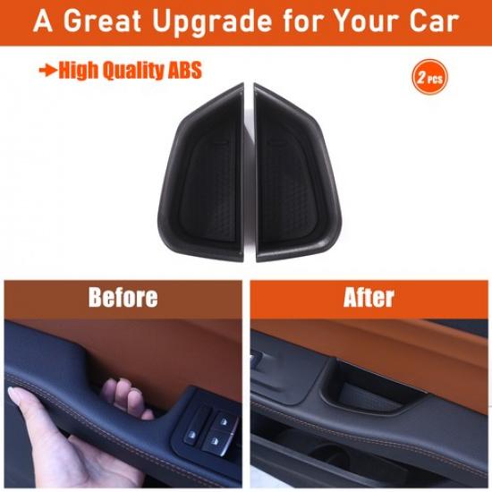 

ABS Door Storage Box Trim with Mats For Alfa Romeo Giulia 2017-